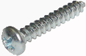 SCREWS - SHEET METAL - PHILLIP PAN<br><font size=2><b>10 x 1-1/4 Phil Pan HD SMS (100)