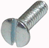 SCREWS - MACHINE - PLATE - STEEL (ZINC)<br><font size=3><b>6-32 x 1/2 Zinc Plated (100)