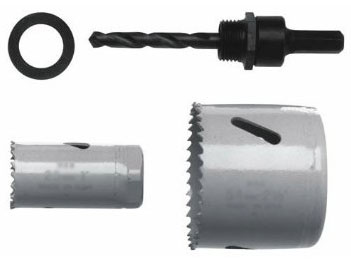 SAW & BLADE - HOLE SAW - KIT<br><font size=3><b>3 pc Locksmith's Kit