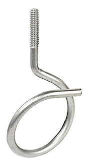 RINGS & HANGERS - BRIDLE RING<br><font size=3><b>1/4-20 x 2 Stainless Steel Bridle Rings (25/bx)