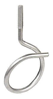 HANGERS-BRIDLE RING<br><font size=3><b>1/4-20 x 1-1/4 (316) Stainless Steel Bridle Rings (25/bx)