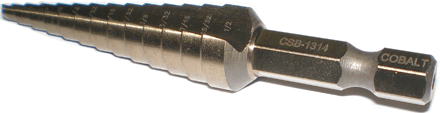 DRILL BIT - MULTI STEP - COBALT<br><font size=2><b>1/8