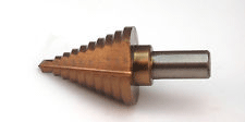 DRILL BIT - MULTI- STEP - COBALT<br><font size=2><b>1/4 - 1-1/8 (3 Steps) M35 Cobalt Drill (ea)