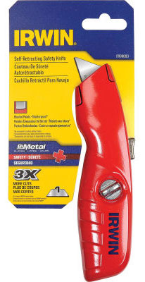 TOOL - KNIIFE - UTILITY<br><font size=3><b>Deluxe Ergo-Retractable Utility Knife