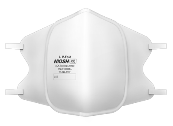 SAFETY-APPAREL-FACE MASK<br><font size=3><b>NIOSH-N95 Disposable Respirator Mask 3-Layer (Box of 10)