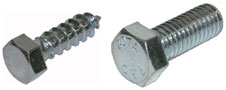 Hex Lag Screws and Hex tap bolt screws