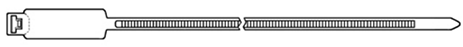 marker identification cable ties