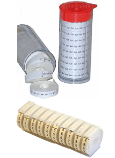 WIRE ID PRODUCTS -  DISPENSER<br><font size=3><b>#0 - #9 Box of 10 Refill Rolls (ea)