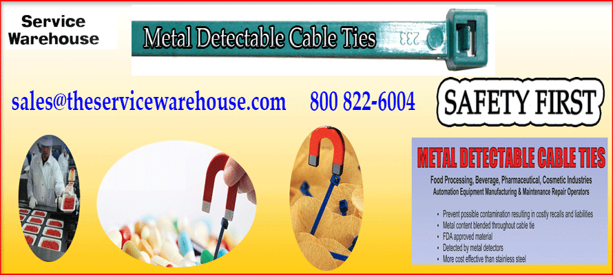 Metal Detectable Cable Ties