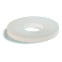 SCREWS - NUTS & WASH - WASHERS - FLAT<br><font size= 3><b>#6 Nylon Flat Washer (1,000)