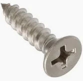 phillips flat screws stainless steel