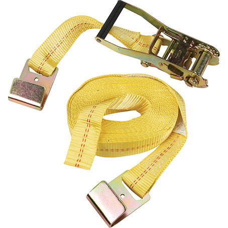 GENERAL - SUPPLY - TIE DOWN<br><font size=3><b>27' Ratcheting Tie Down w/Flat Hook