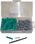 anchor kits with chrome screws