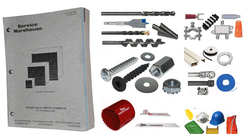 drill bits, screws, j-hooks