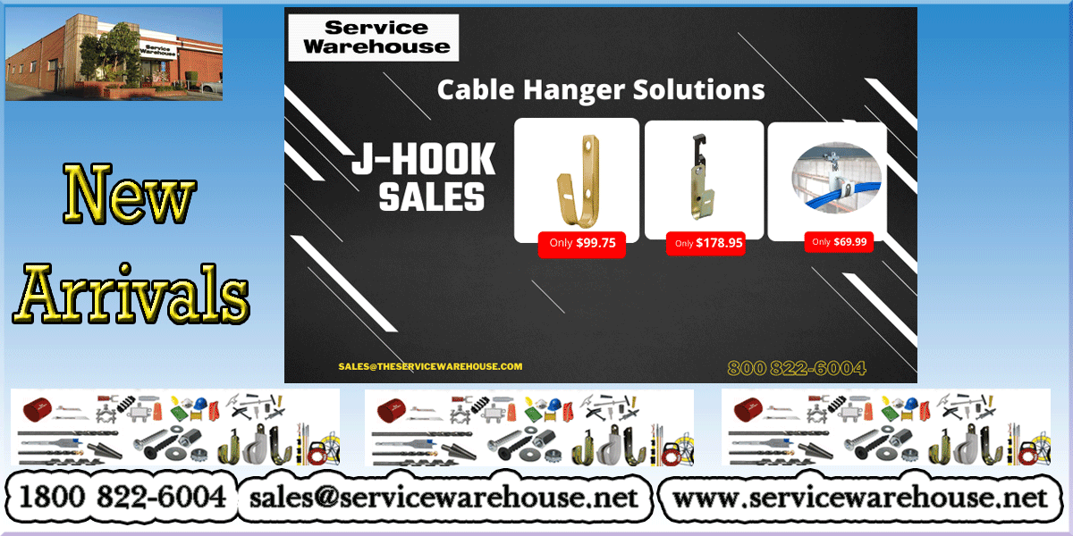 cable hanger solutions with J-hooks