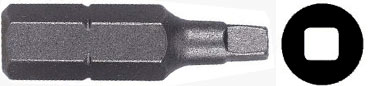 DRIVER - INSERT BIT<br><font size=3><b>#2 X 1 Square Drive 