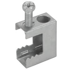 BEAM CLAMPS - SCREW ON <br><font size=3><b>(10-24 & 1/4-20) Fits Beams 1/4