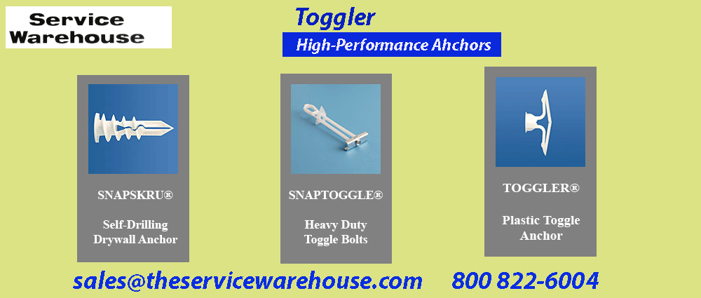 Toggler High-Performance Anchors