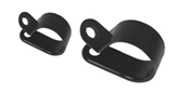 WIRE CLAMP - NYLON - BLACK<br><font size= 3><b>1/4