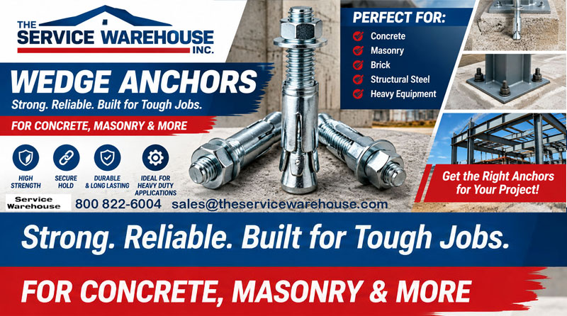 wedge anchors for concrete jobs